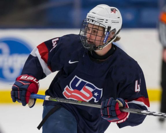 Jack Hughes Team USA U-18