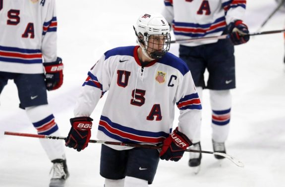 Team USA's Jack Hughes