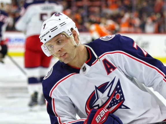 Jack johnson deals blue jackets jersey