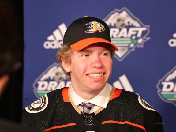 Jackson Lacombe Anaheim Ducks Draft