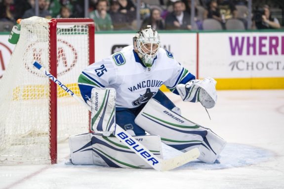 Canucks goalie Jacob Markstrom