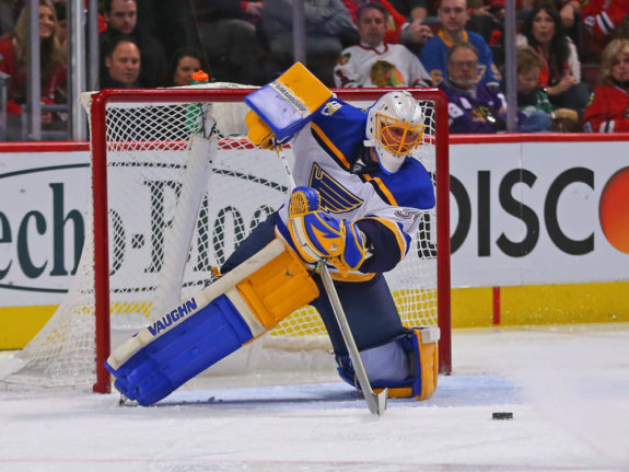 St. Louis Blues goalie Jake Allen