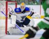 Allen, Blues Beat Short-Handed Blackhawks 4-0