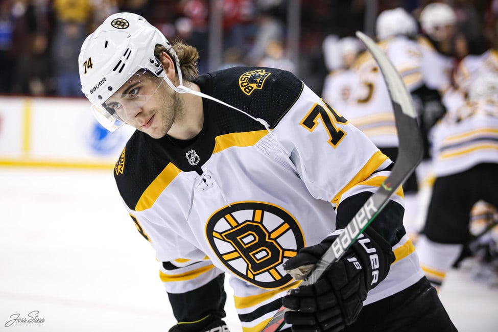 Jake DeBrusk hopes to avoid free agency, re-sign with Bruins