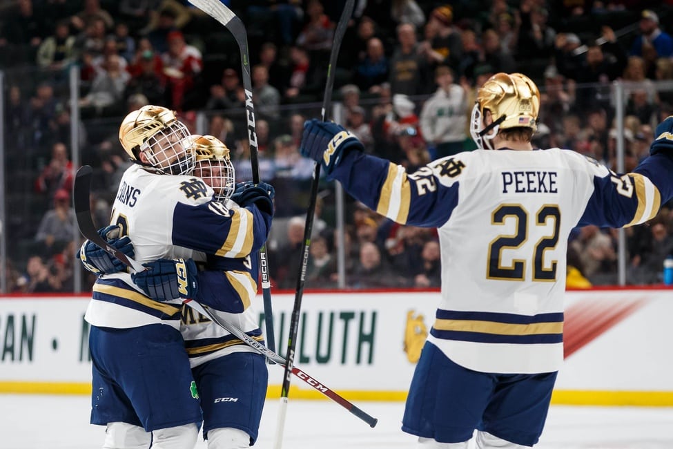 Frozen Four Final Notre Dame & MinnesotaDuluth The Hockey Writers