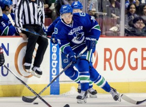 Jake Virtanen in preseason action. (Bob Frid-USA TODAY Sports)