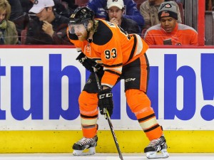 Jakub Voracek looks to return to his old form. (Amy Irvin / The Hockey Writers)