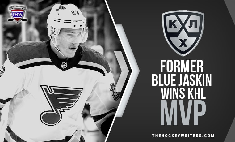 Former Blue Jaskin Wins KHL MVP