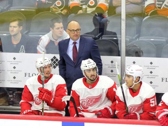 Detroit Red Wings head coach Jeff Blashill