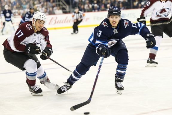 Winnipeg Jets Brandon Tanev Colorado Avalanche Tyler Jost