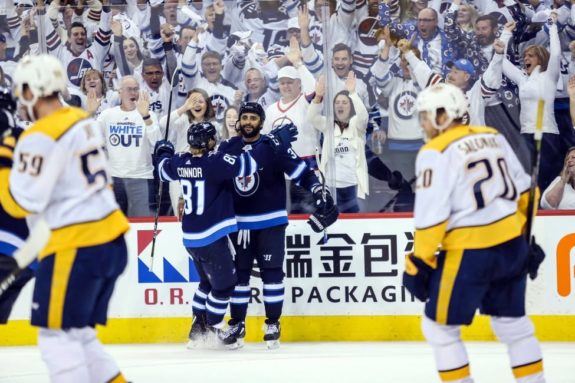 Winnipeg Jets Dustin Byfuglien Whiteout