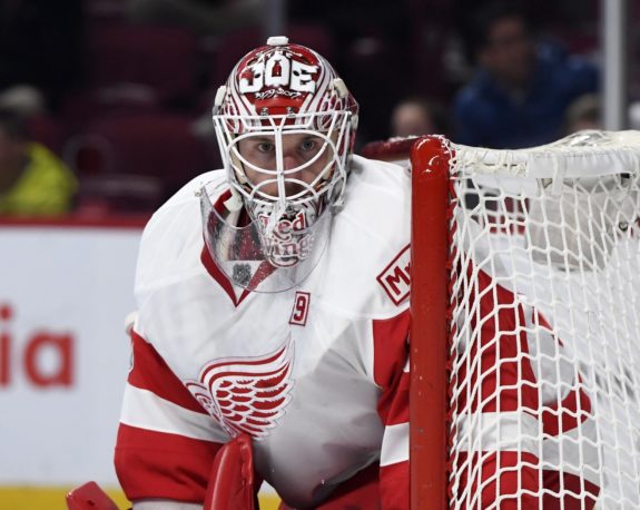 Red Wings goalie Jimmy Howard