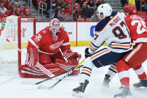 Jimmy Howard of the Detroit Red Wings.