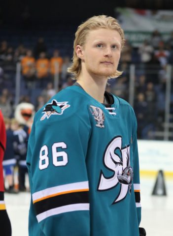 Joachim Blichfeld San Jose Barracuda