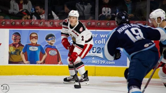 Joe Hicketts Grand Rapids Griffins Detroit Red Wings