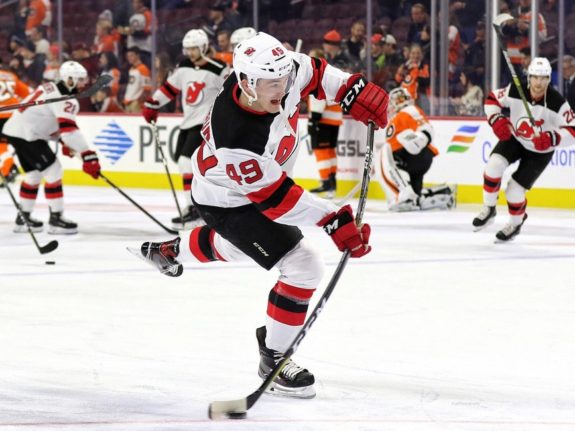 Joey Anderson #49, New Jersey Devils