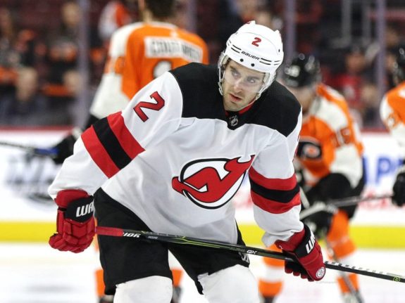 John Moore, New Jersey Devils (Amy Irvin / The Hockey Writers)