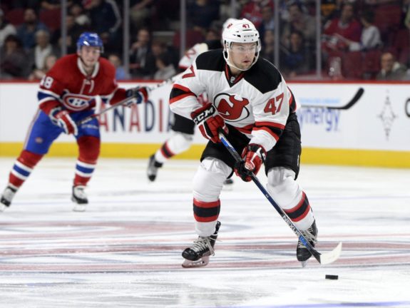 New Jersey Devils forward John Quenneville