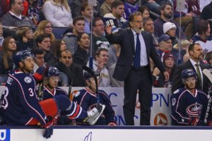 Photo: Columbus Blue Jackets Oliver Bjorkstrand upends St. Louis