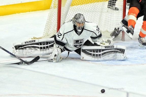 Los Angeles Kings goalie Jonathan Quick