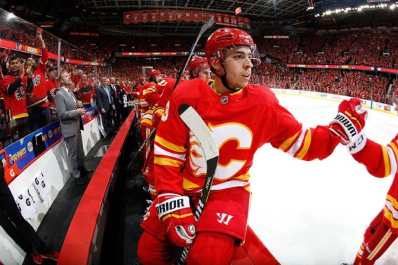 Johnny Gaudreau Winnipeg Jets 2020 NHL Playoffs Qualifying Round Play-In Stanley Cup