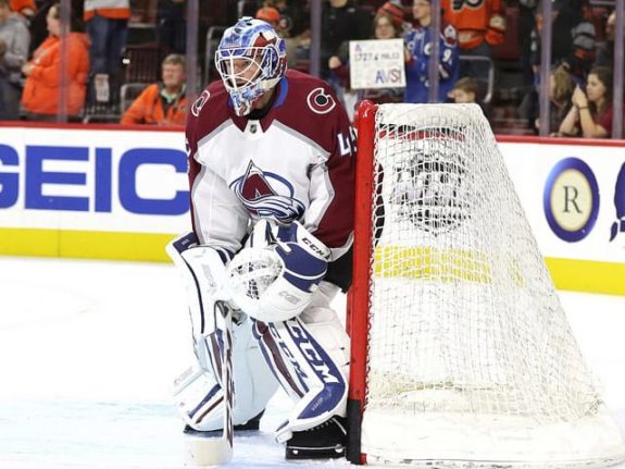 Jonathan Bernier of the Detroit Red Wings.