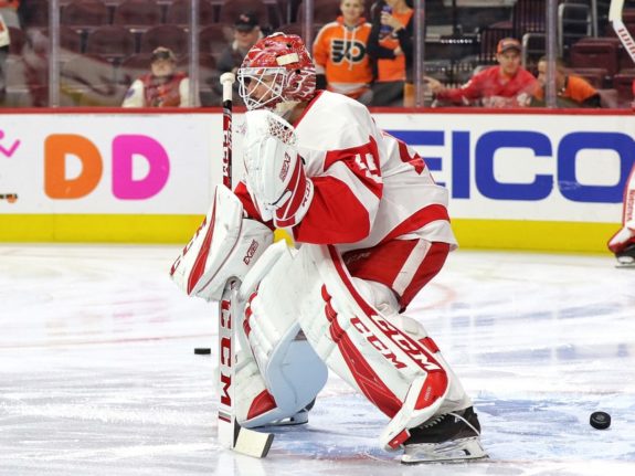 Jonathan Bernier #45, Detroit Red Wings