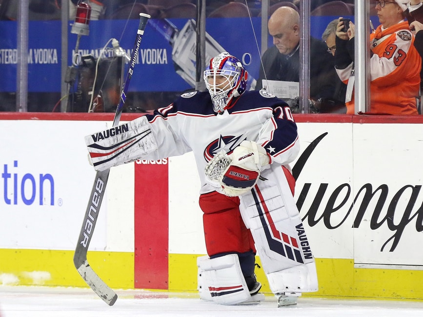 Joonas Korpisalo #70, Columbus Blue Jackets