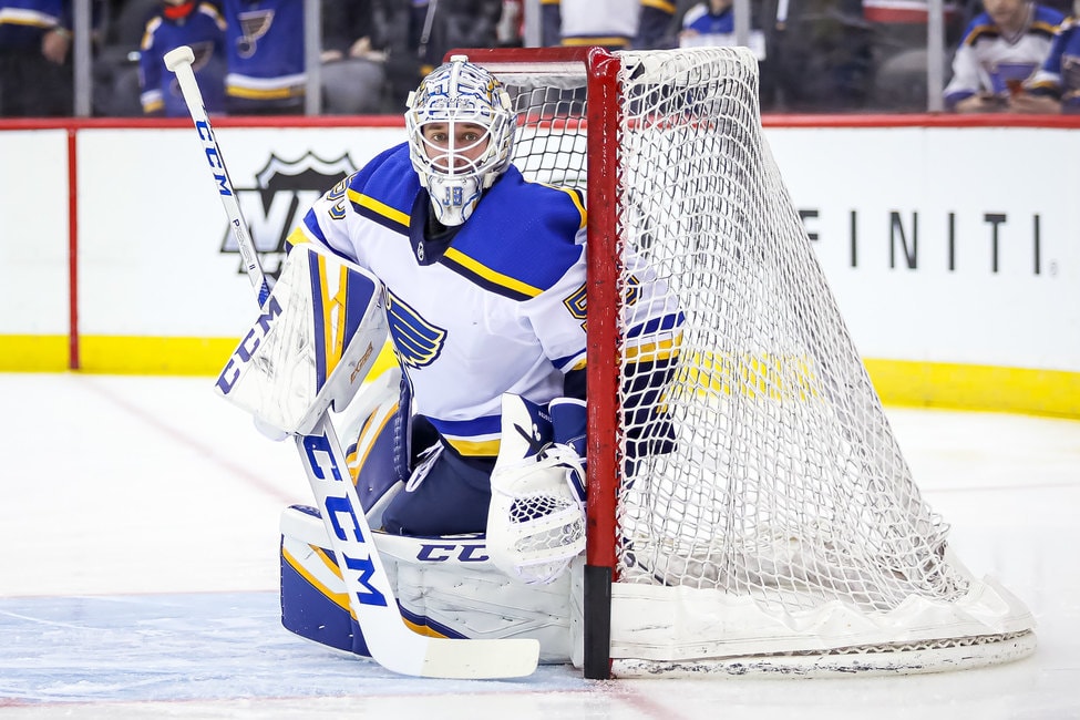 St. Louis Blues Jordan Binnington 2021 Mask Nothing Special