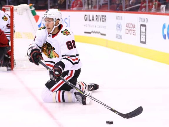 Chicago Blackhawks defenseman Jordan Oesterle