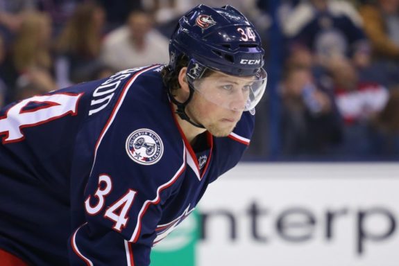 blue jackets forward josh anderson