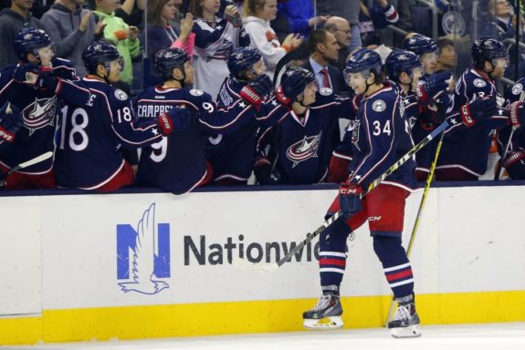  columbus blue jackets top line