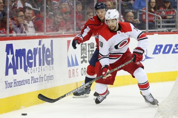 Josh Jooris Carolina Hurricanes 2018