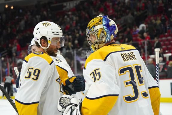 Roman Josi Pekka Rinne Nashville Predators