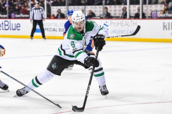 Stars defenseman Julius Honka