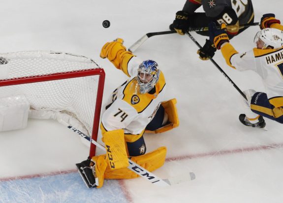 Nashville Predators goaltender Juuse Saros