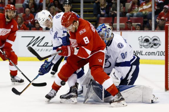 Justin Abdelkader of the Detroit Red Wings.