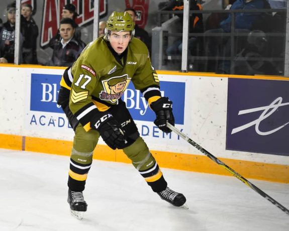 Justin Brazeau, North Bay Battalion, OHL