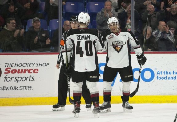 Justin Sourdif Milos Roman Vancouver Giants