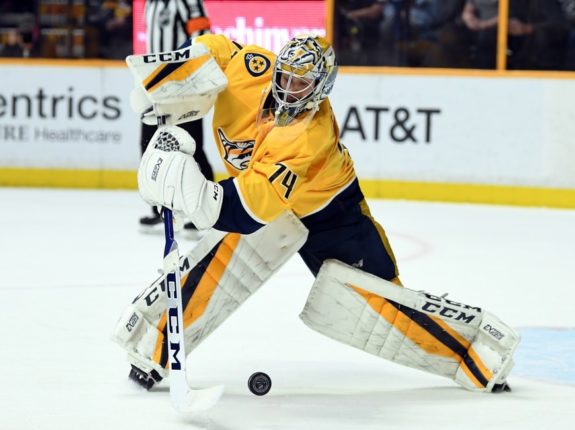 Predators goalie Juuse Saros