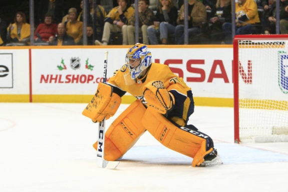 Nashville Predators Juuse Saros