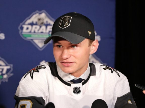 Kaedan Korczak Vegas Golden Knights Draft