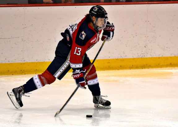 Kaleigh Fratkin of the New York Riveters. (Photo Credit: Troy Parla)