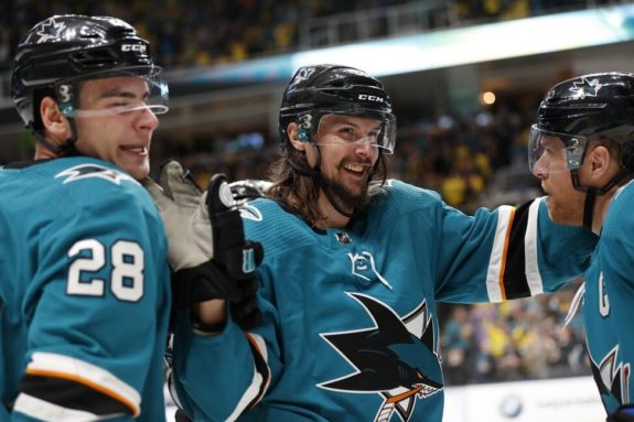 San Jose Sharks Erik Karlsson Timo Meier Joe Pavelski