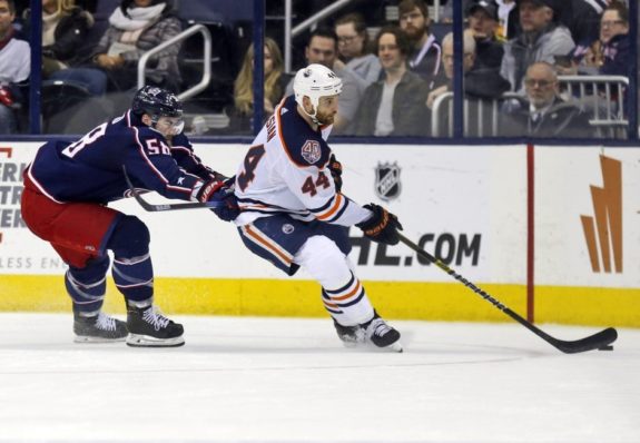 Edmonton Oilers Zack Kassian Columbus Blue Jackets David Savard