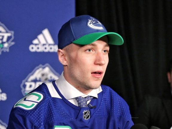 Ethan Keppen Vancouver Canucks 2019 NHL Draft