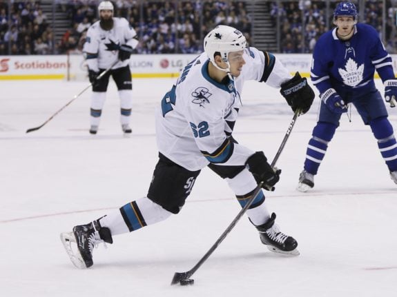 Sharks forward Kevin Labanc