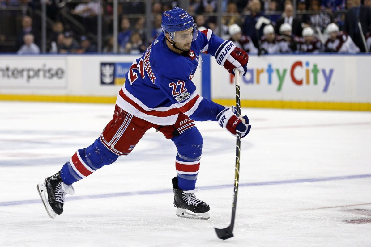 New York Rangers defenseman Kevin Shattenkirk