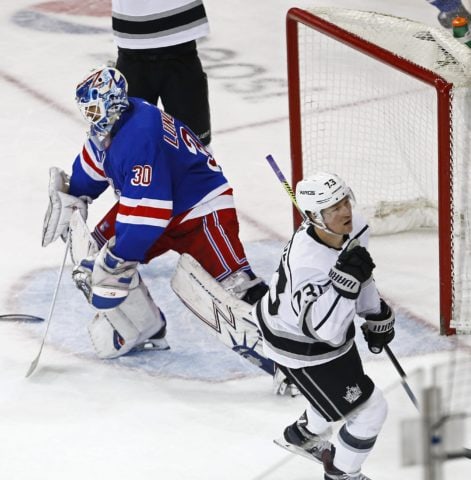 Los Angeles Kings Tyler Toffoli New York Rangers Henrik Lundqvist