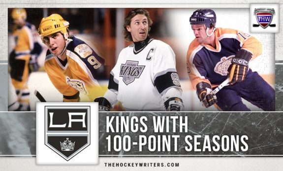 100 point seasons Los Angeles Kings Marcel Dionne Wayne Gretzky Bernie Nicholls